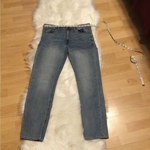 I Crew   mercantile whitewash blue jeans back pocket size 30